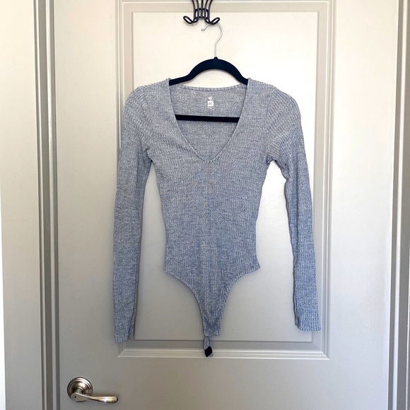 Me to We Grey Body Suit - Picture 1 of 4
